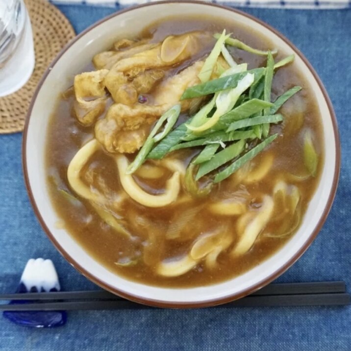 1人前100円以下！うどん屋さんのカレーうどん